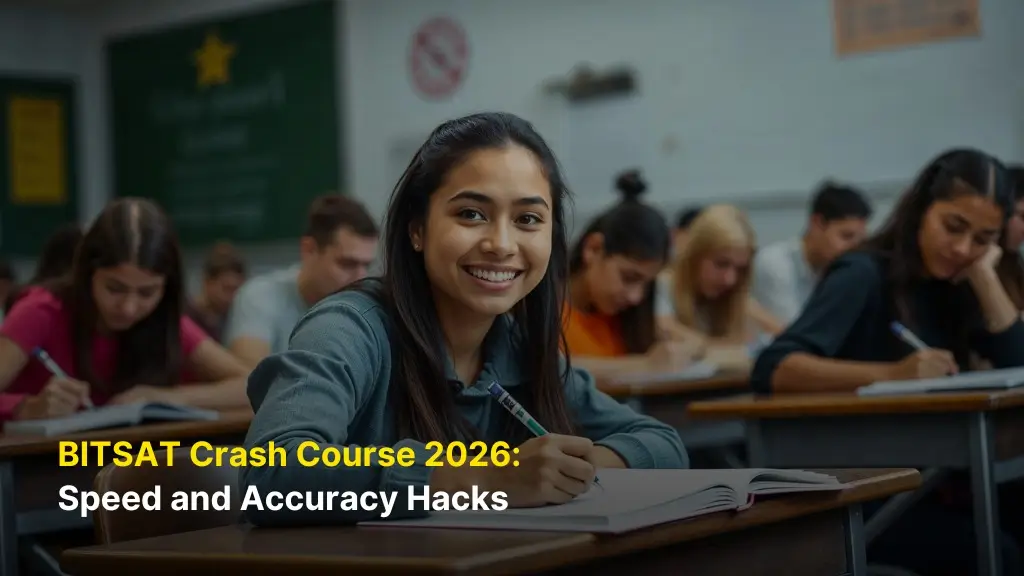 BITSAT Crash Course 2026: Speed and Accuracy Hacks for Top Scores 1 BITSAT Crash Course 2026: Speed and Accuracy Hacks for Top Scores