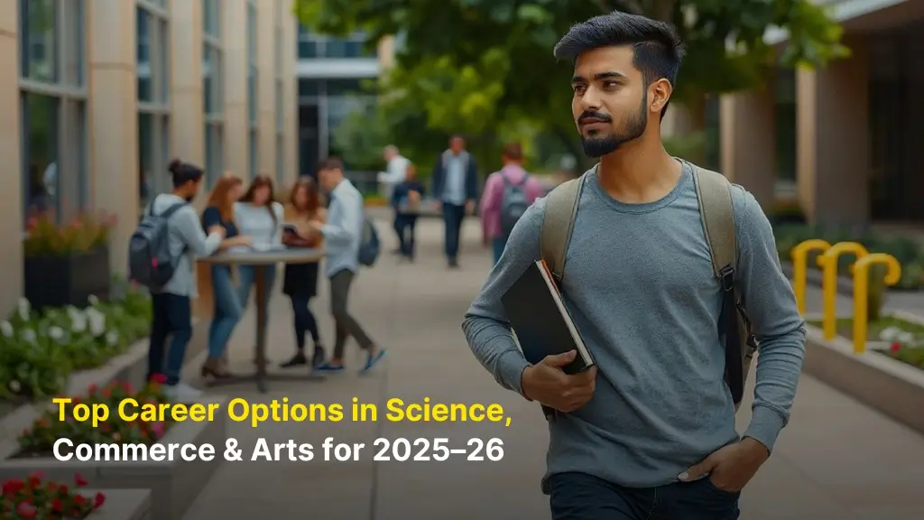 Top Career Options in Science, Commerce & Arts for 2025–26 1 Career Options in Science, Commerce & Arts