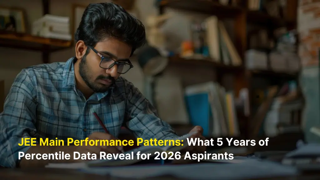 JEE Main Performance Patterns: What 5 Years of Percentile Data Reveal for 2026 Aspirants 1 JEE Main Performance Patterns: What 5 Years of Percentile Data Reveal for 2026 Aspirants