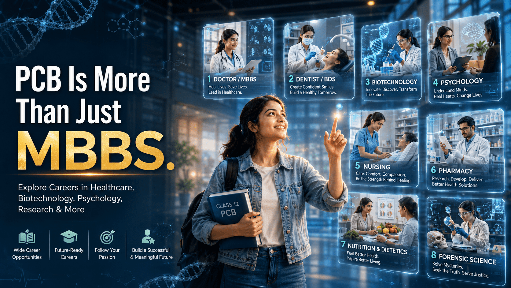 Career Options After 12th Science PCB: Best Courses & Future Scope 1 Career options after 12th science PCB in India