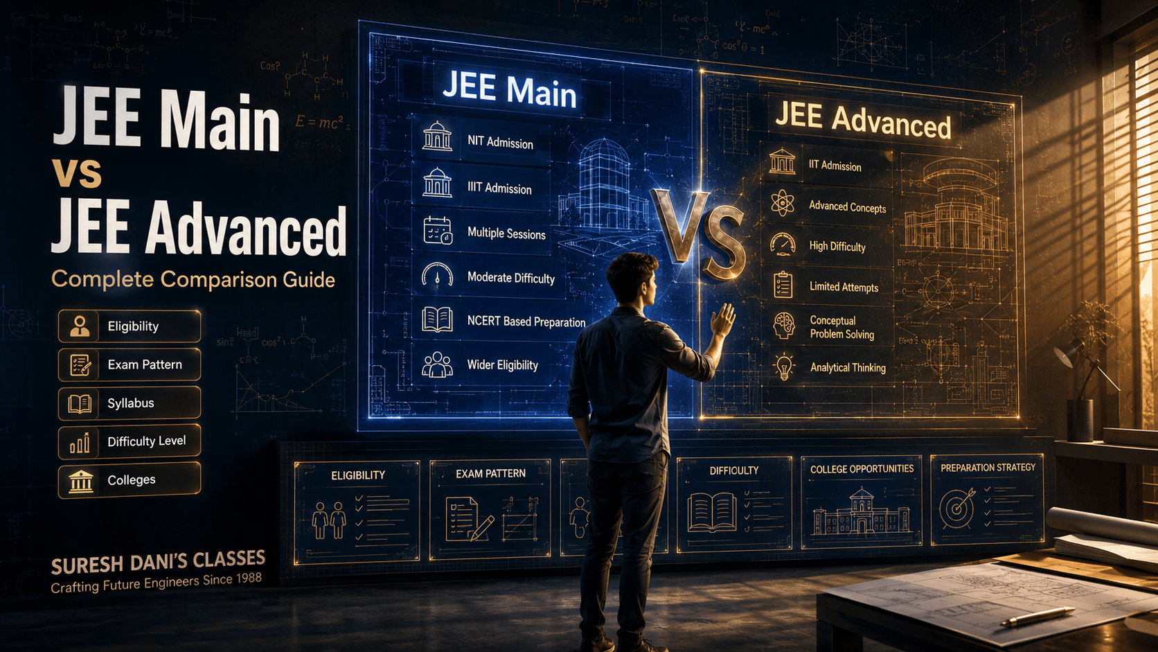 JEE Main vs JEE Advanced: Complete Comparison 1 JEE Main vs JEE Advanced complete comparison guide for engineering aspirants