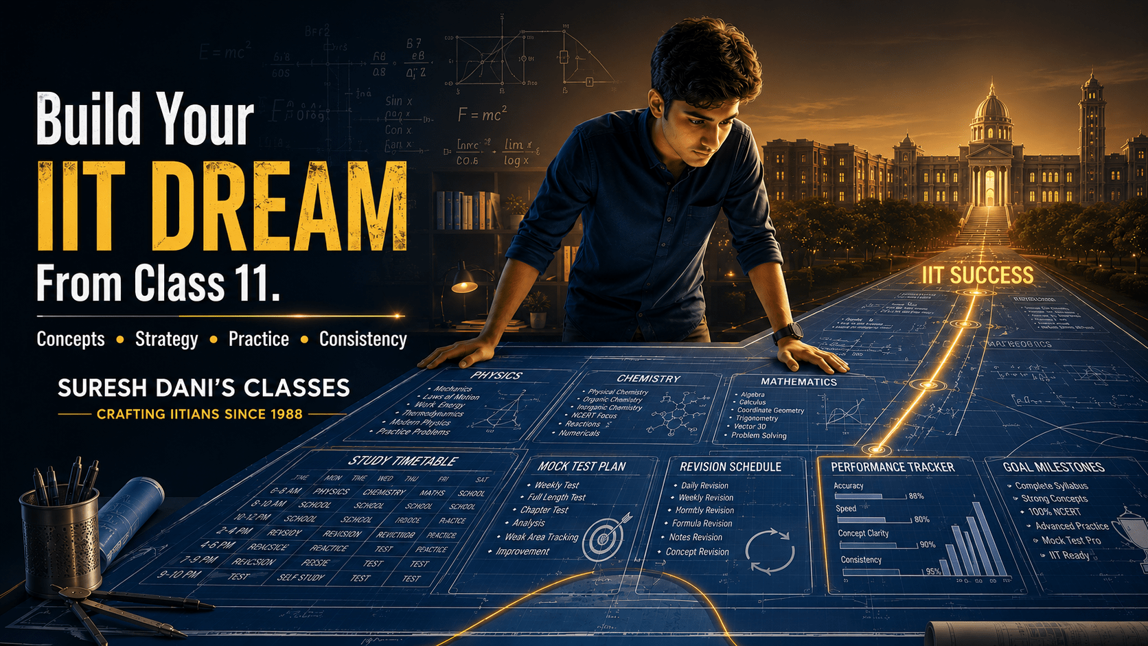 JEE Preparation Strategy for Class 11 Students: The Ultimate Roadmap to Crack JEE with Confidence 1 JEE Preparation Strategy for Class 11 Students studying Physics Chemistry and Mathematics