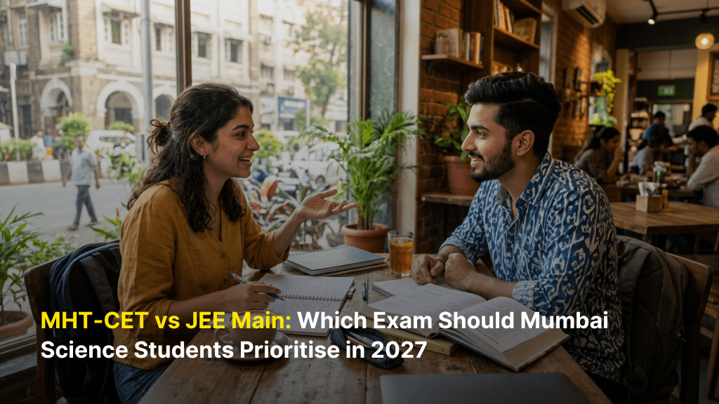 MHT-CET vs JEE Main 2027: Which Exam Should Mumbai Science Students Prioritise? 1 MHT CET vs JEE Main Which Exam Should Mumbai Science Students Prioritise in 2027