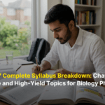 NEET 2027 Complete Syllabus Breakdown: Chapter-Wise Weightage and High-Yield Topics for Biology, Physics, and Chemistry 4 NEET 2027 Complete Syllabus Breakdown Chapter Wise Weightage and High Yield Topics for Biology Physics Chemistry