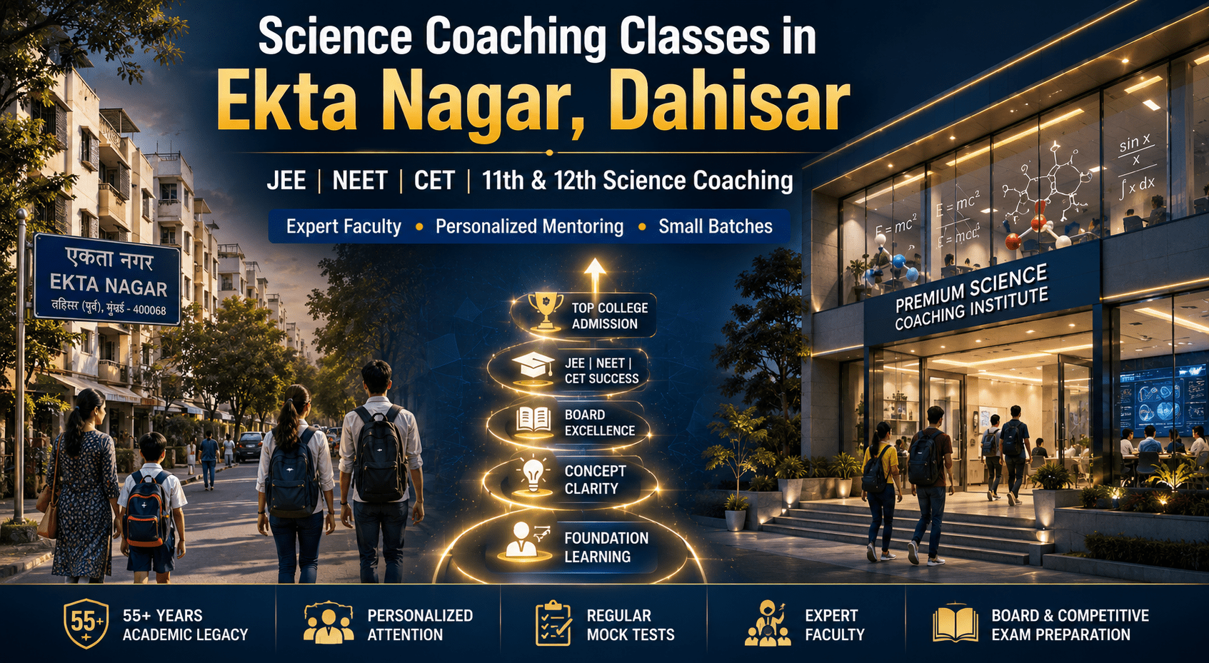 Science Coaching Classes in Ekta Nagar, Dahisar | JEE, NEET, CET & 11th–12th Science Coaching 10 Science Coaching Classes in Ekta Nagar, Dahisar | JEE, NEET, CET & 11th–12th Science Coaching