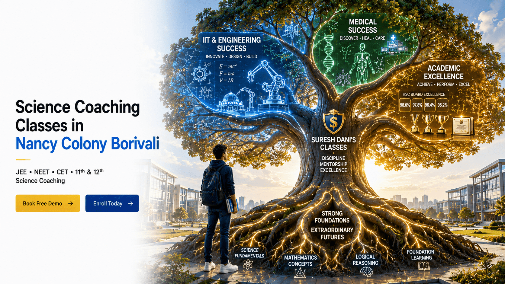 Science Coaching Classes in Nancy Colony Borivali | JEE, NEET & 11th-12th Science Coaching 1 Science Coaching Classes in Nancy Colony | JEE & NEET Coaching